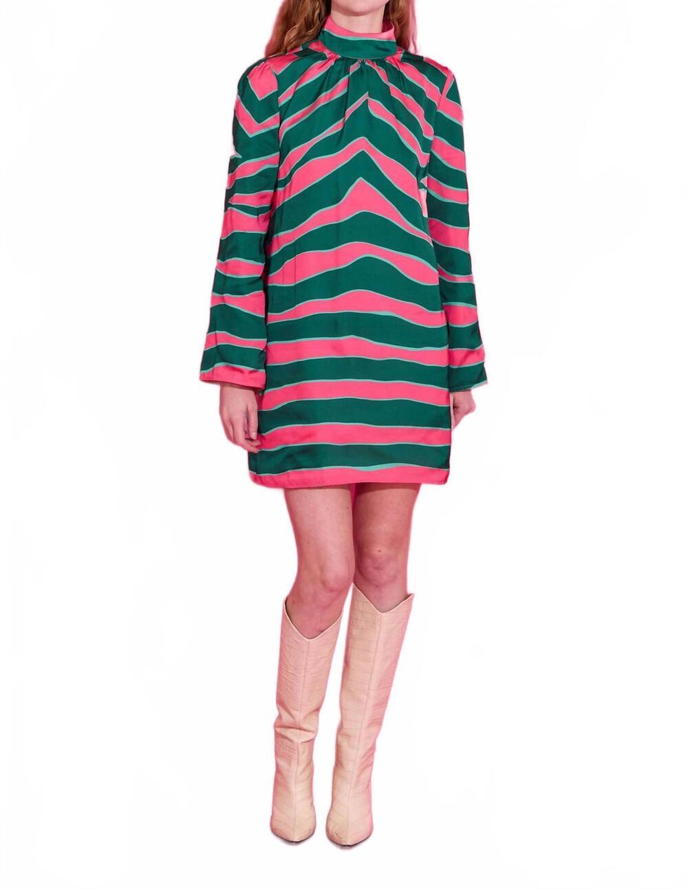 NEW ALDEN ADAIR women's emery dress in ziggy palm